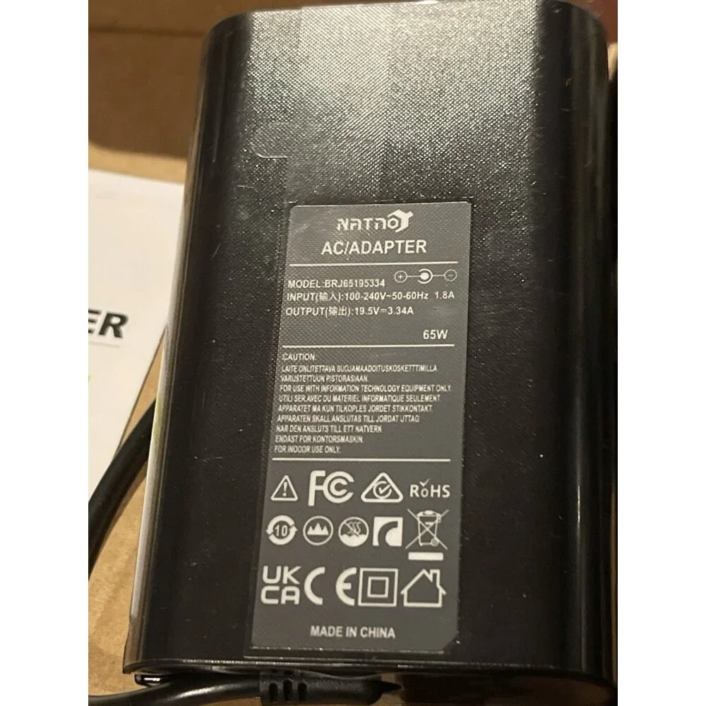 65W 45 Watt AC Adapter for Laptop Charger,19.5V 3.34A Latitude 5400...